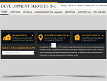 Tablet Screenshot of dev-services.com